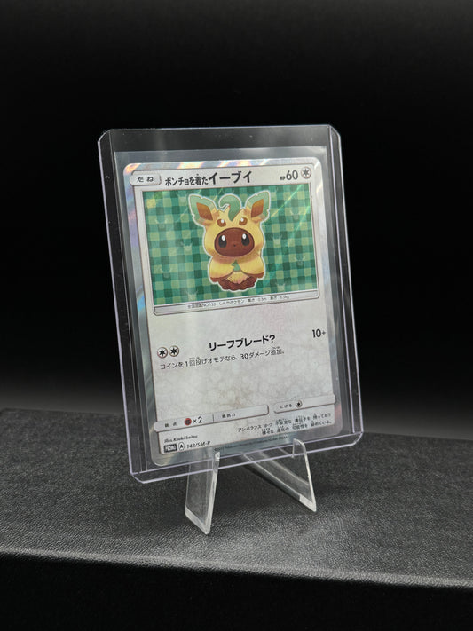 Poncho-wearing Eevee (SM-P 142) / Good+ / 🇯🇵